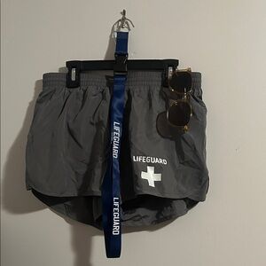 Lifeguard Shorts Lanyard and Sunglasses